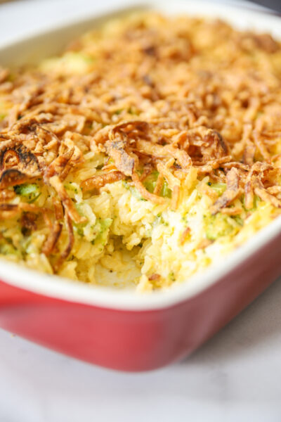 Cheesy Broccoli and Rice Casserole
