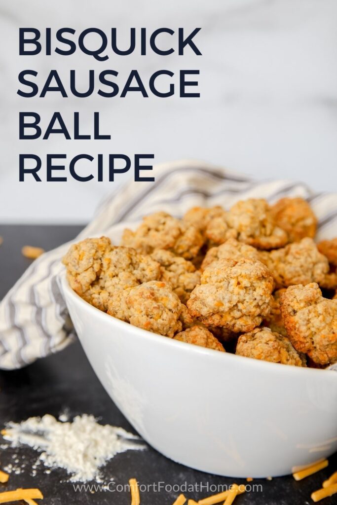 Recipe for sausage balls deals with cheese