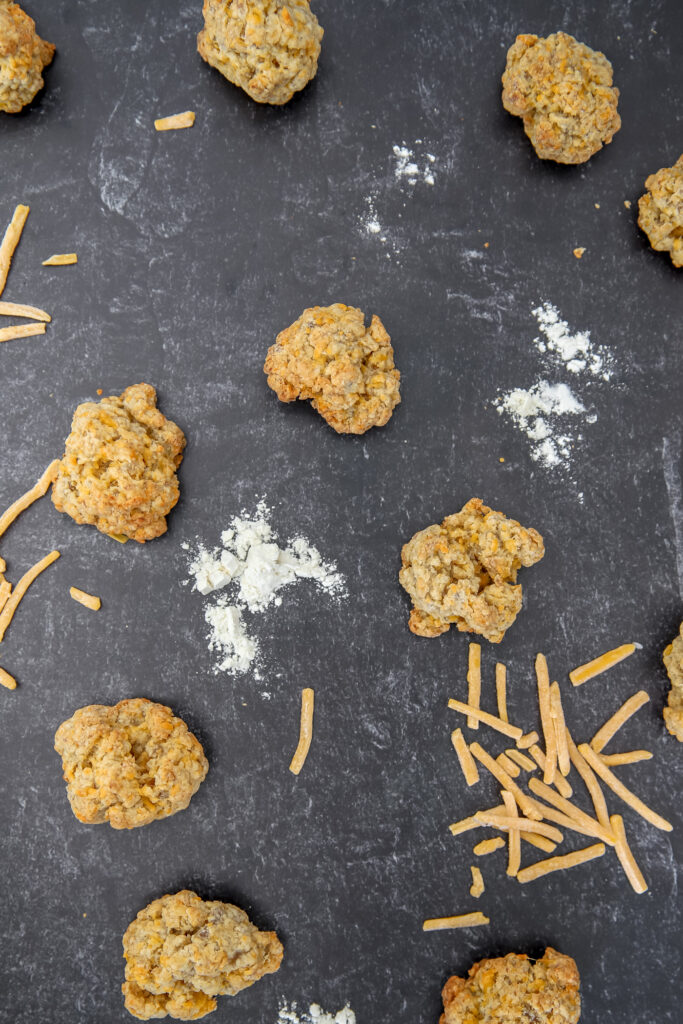 Sausage and Cream Cheese Biscuit Bites {Football Friday} - Plain