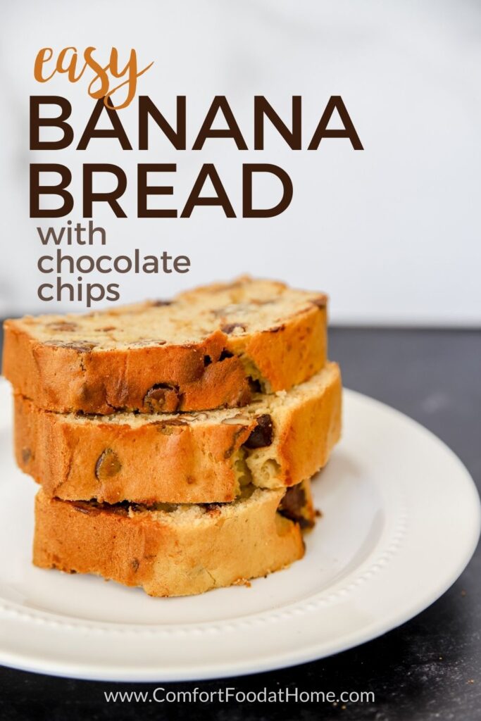 Easy Banana Bread with Chocolate Chips