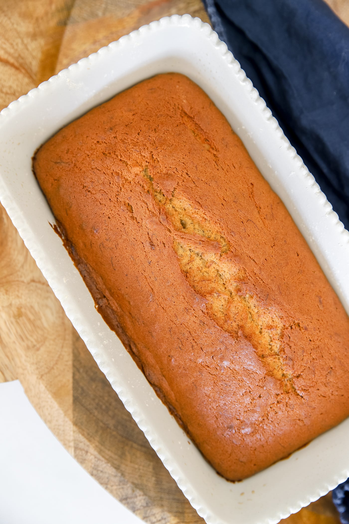 simple banana bread loaf