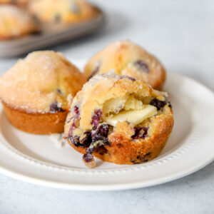The BESt Lemon Blueberry Muffins