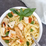 chicken pasta Alfredo