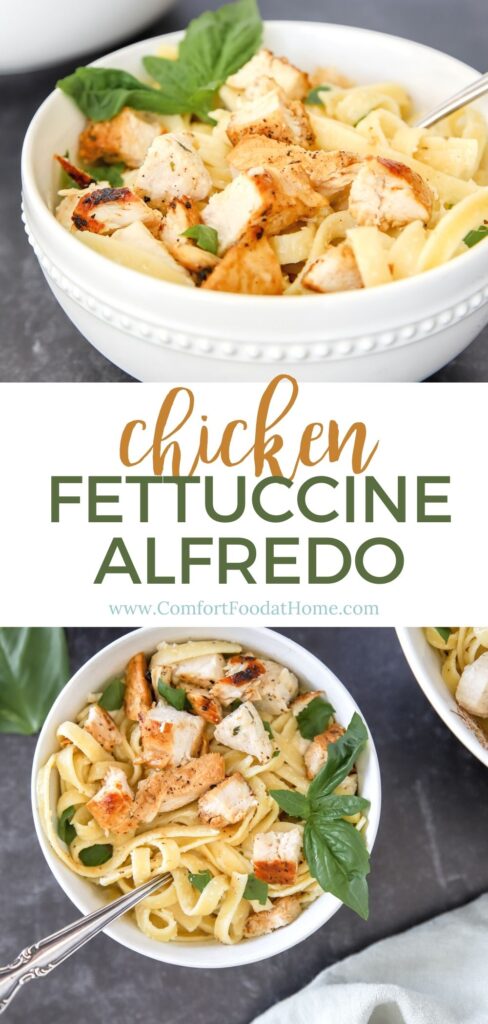 Creamy Easy Chicken Fettuccine Alfredo