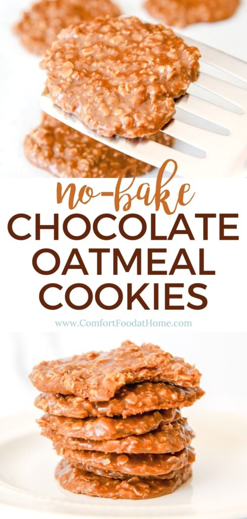 No-Bake Chocolate Oatmeal Cookies