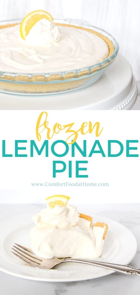 No-Bake Frozen Lemonade Pie Recipe - Comfort Food at Home