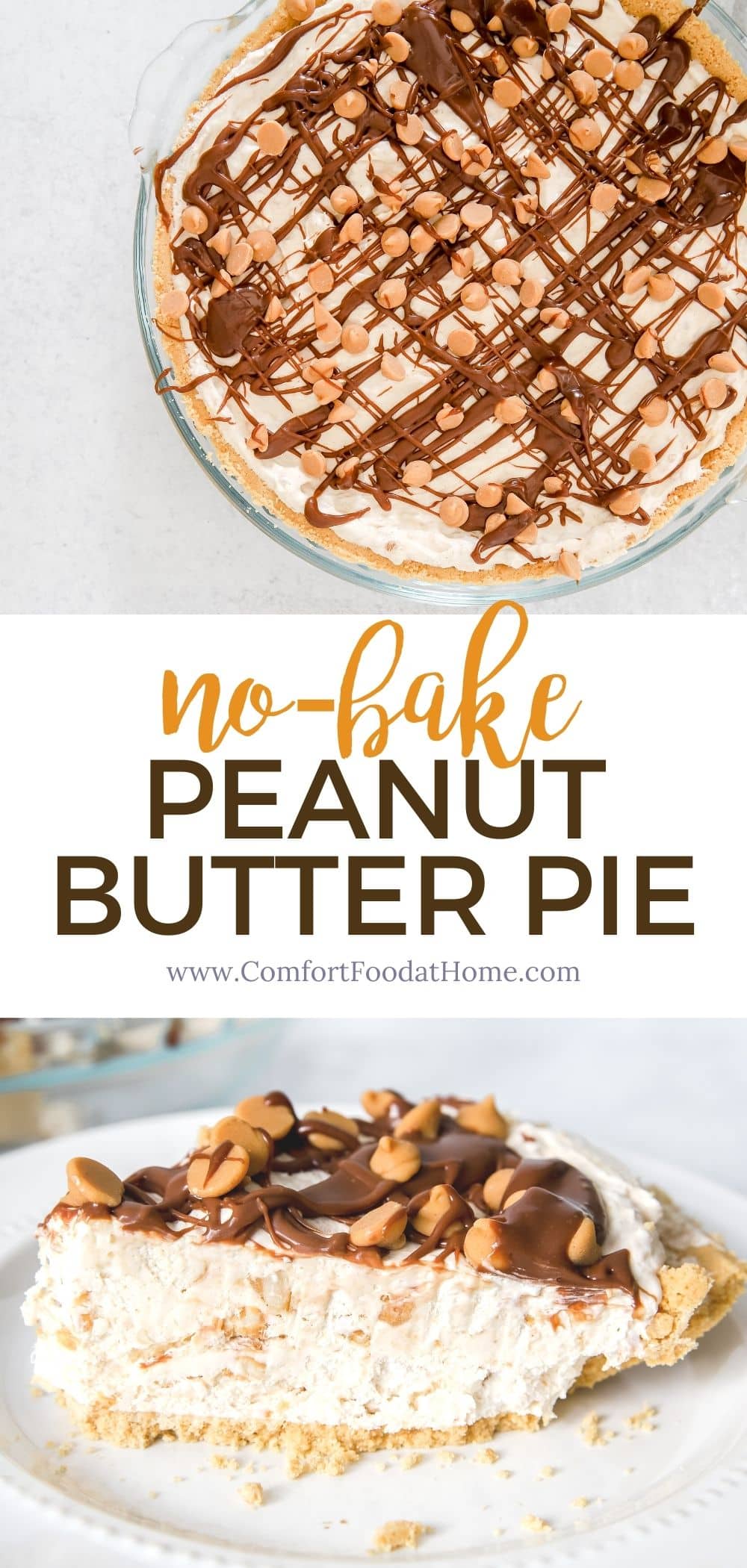 No-Bake Peanut Butter Pie - Comfort Food at Home