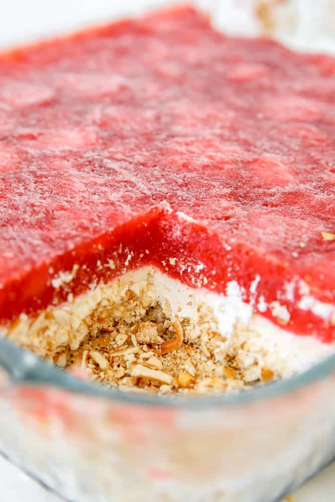 Strawberry Pretzel Salad 