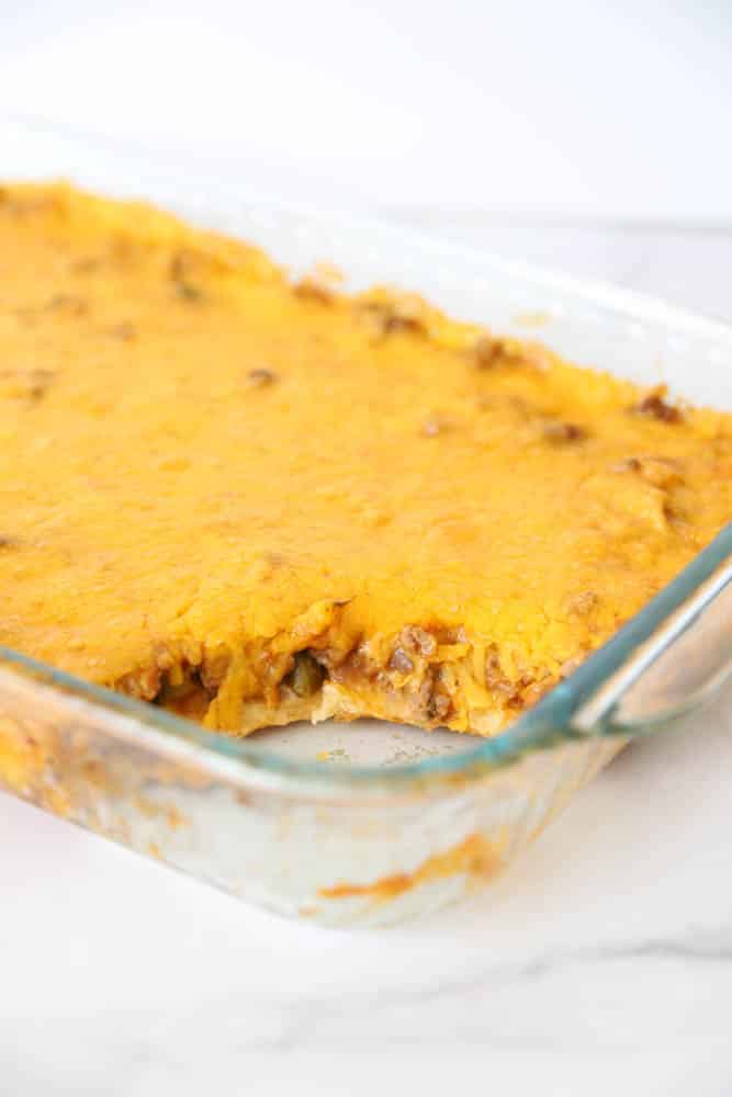 Ground Beef Crescent Roll Casserole