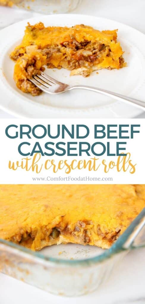 Ground Beef Crescent Roll Casserole