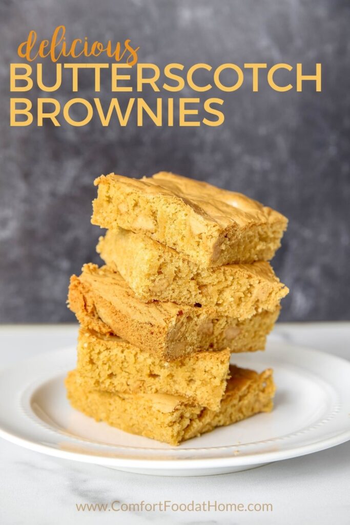 Delicious Butterscotch Brownies (Chocolate-Free Recipe)