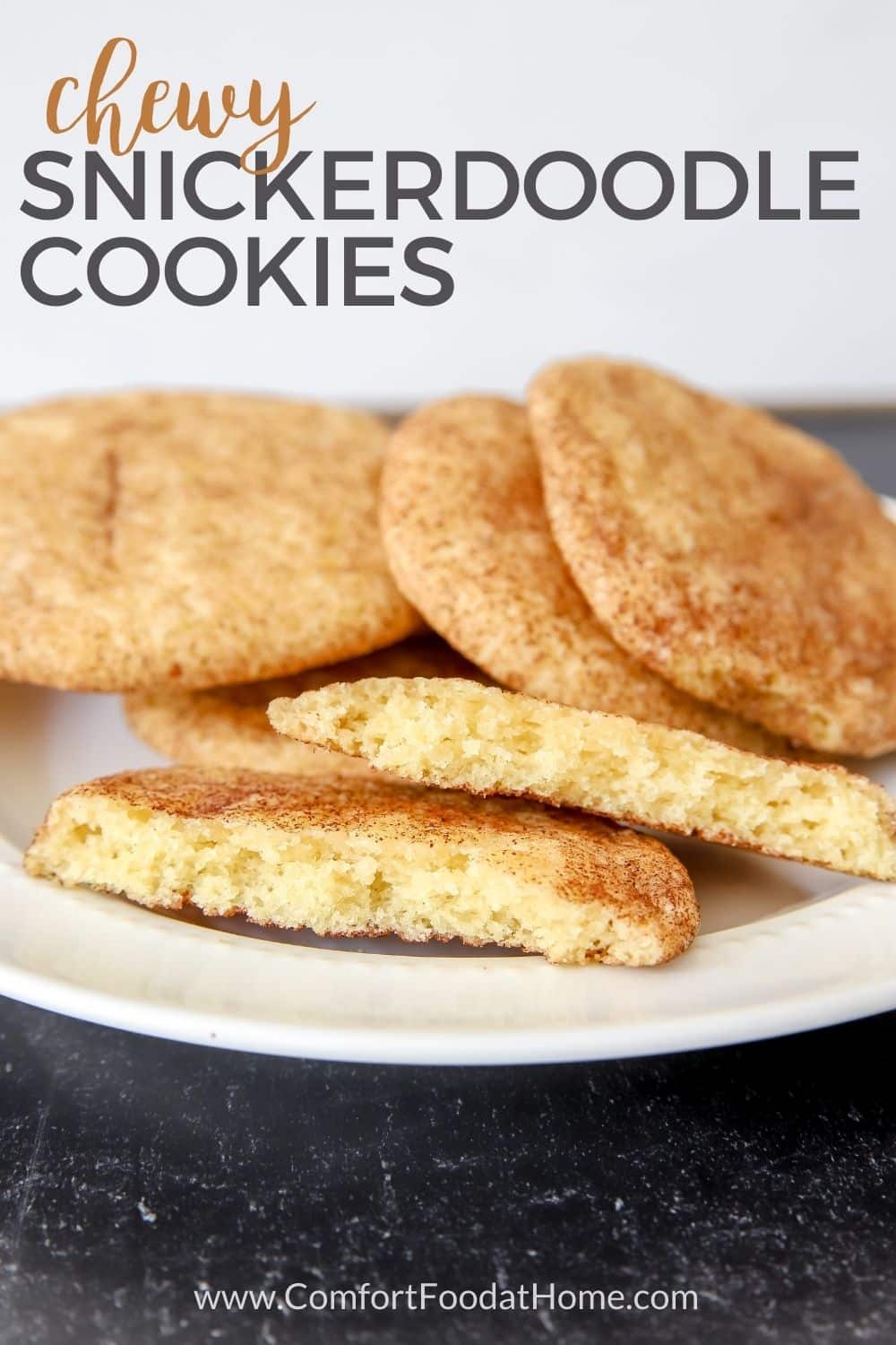 Chewy Snickerdoodle Cookies