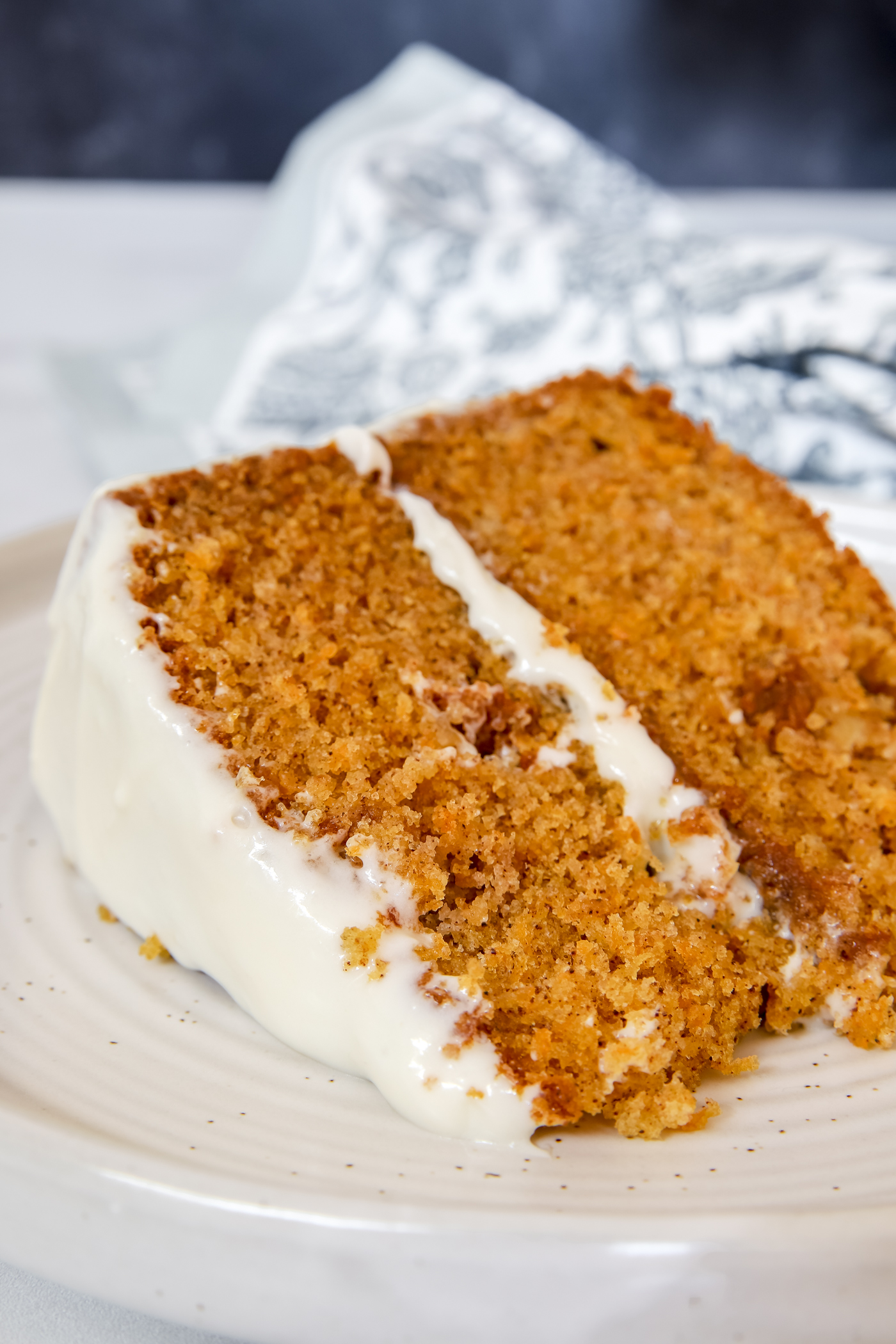 Small Carrot Cake with Cinnamon Whipped Cream Frosting! – Corrigan Sisters