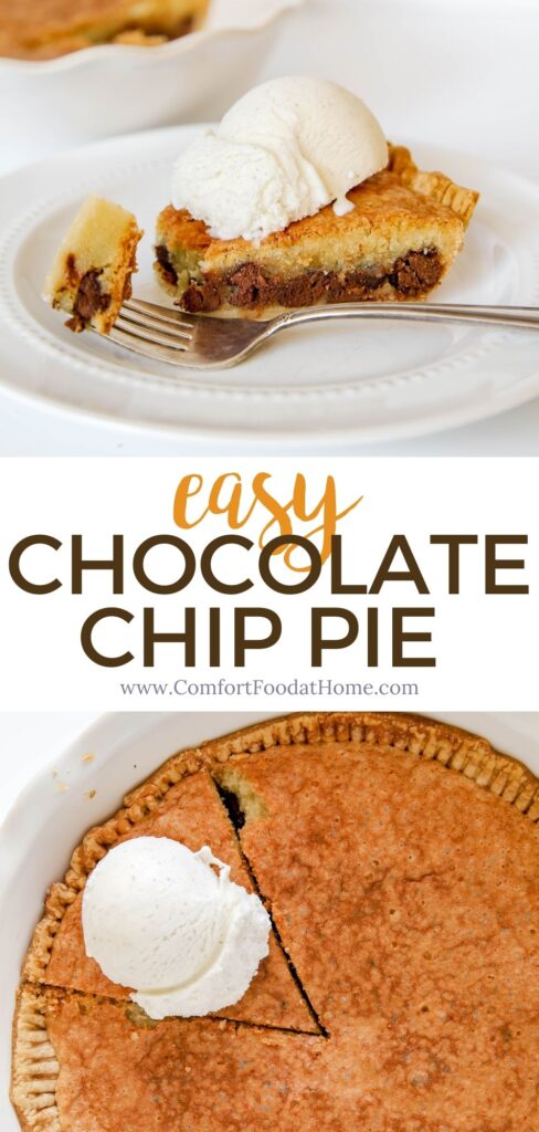 Easy & Delicious Chocolate Chip Pie 