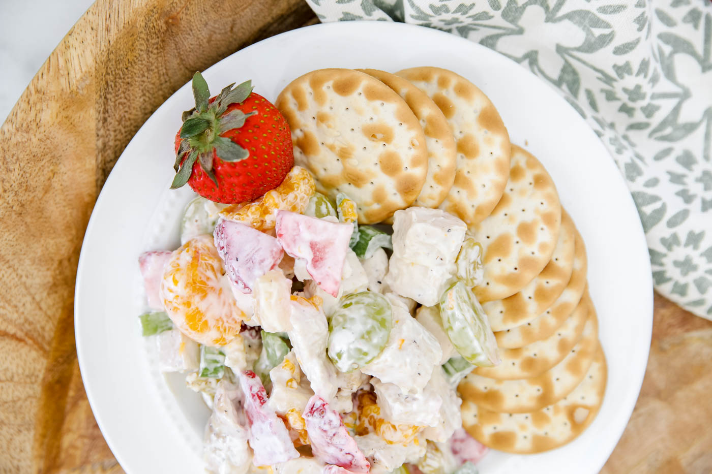 Sweet and Savory Fruit and Chicken Salad