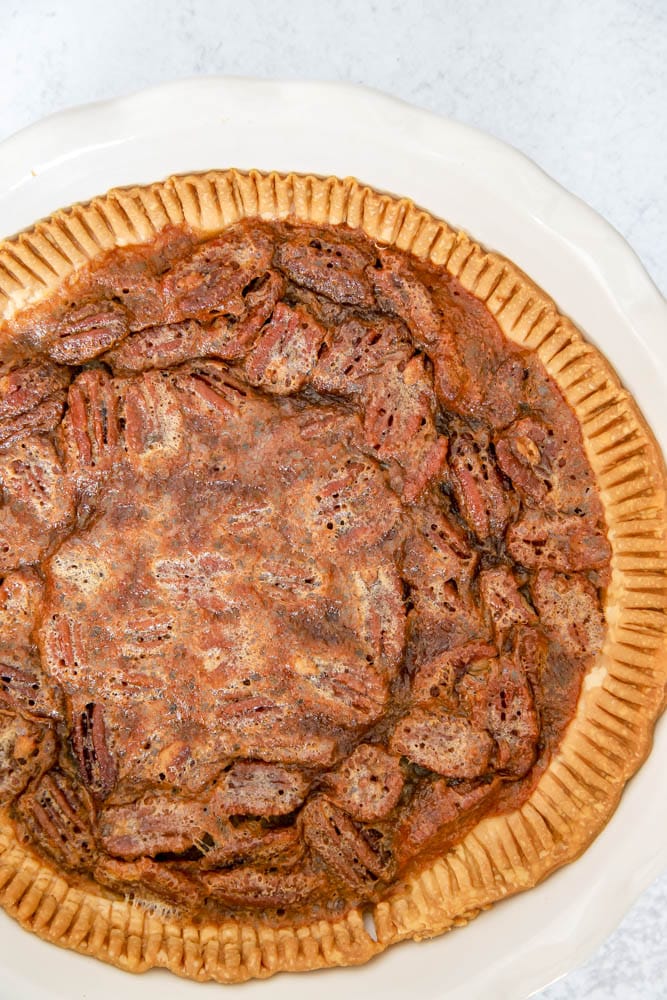 Whole pecan pie