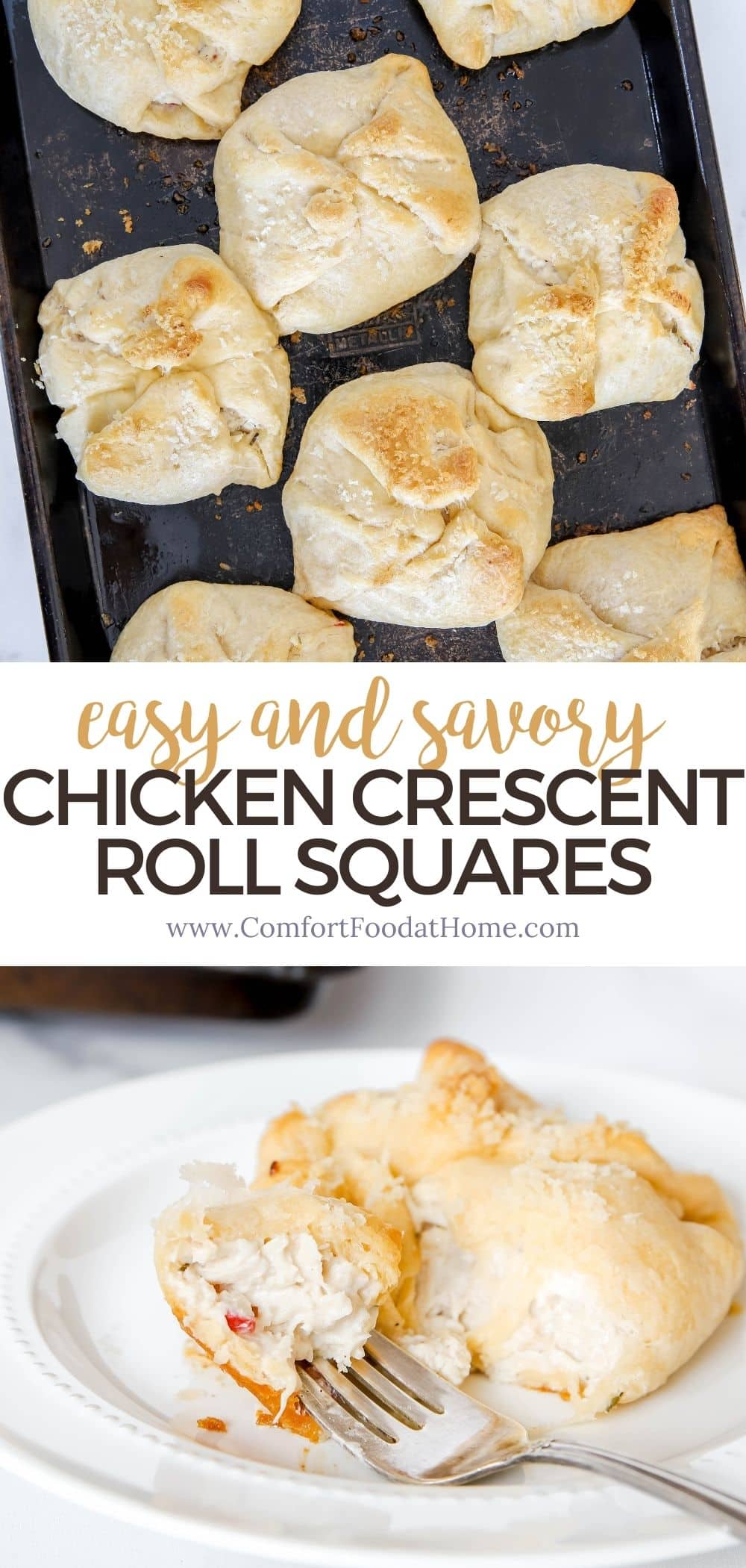 Chicken Crescent Roll Squares - Comfort Food At Home