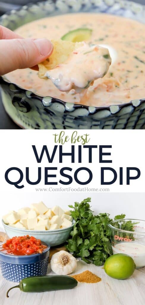 Homemade White Queso Dip