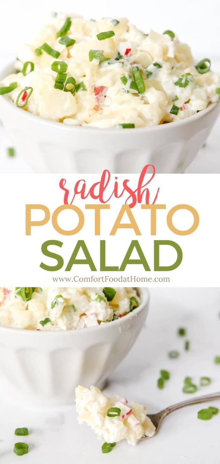 Radish Potato Salad Comfort Food at Home