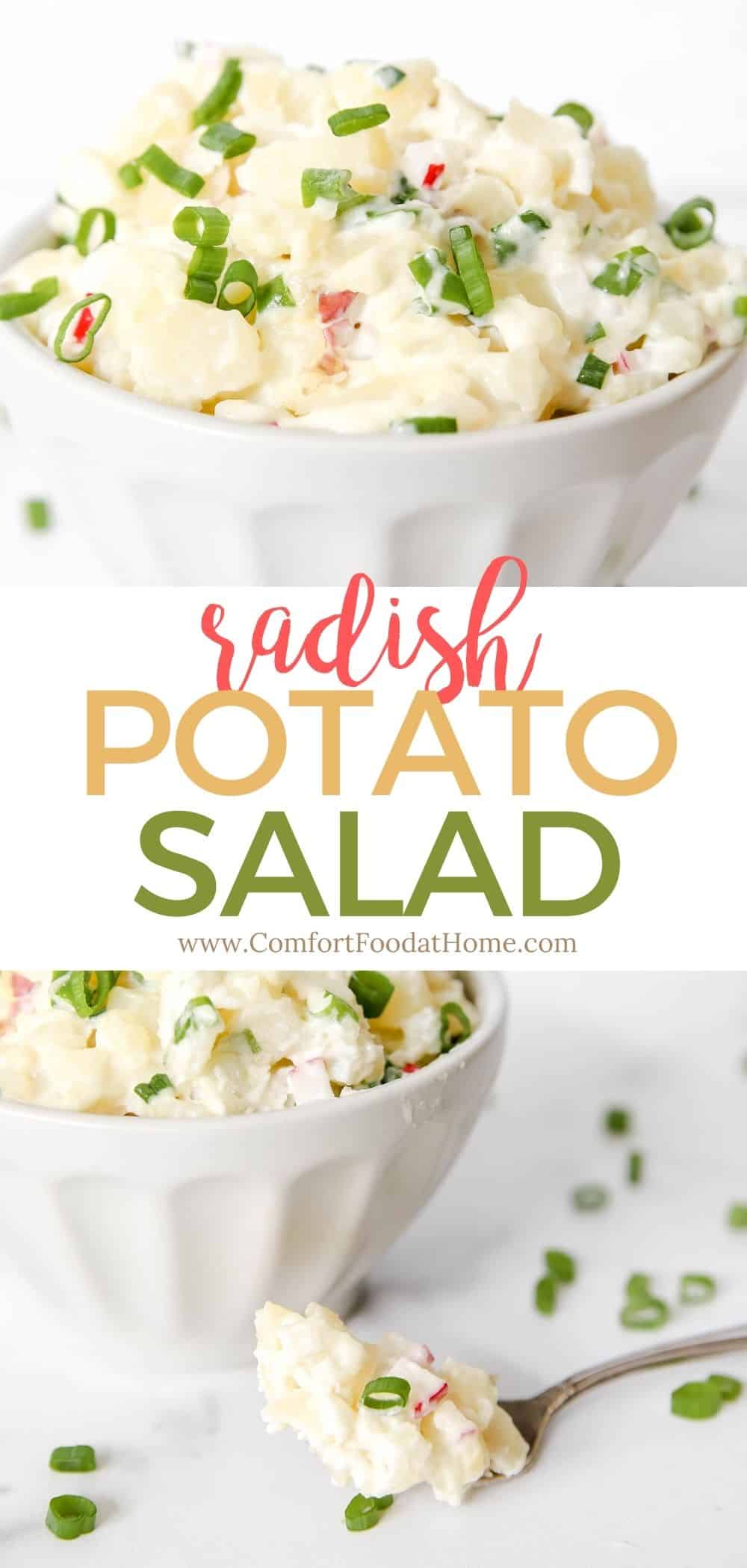 Radish Potato Salad - Comfort Food at Home