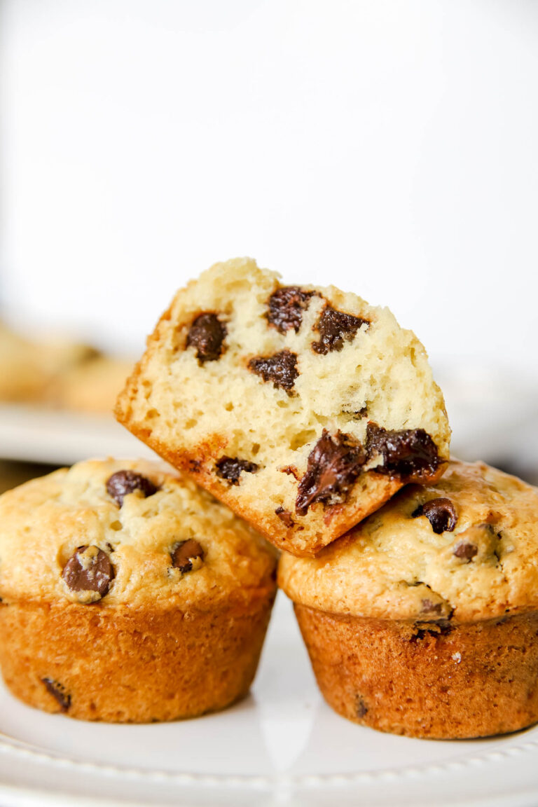 Chocolate Chip Muffins With Sour Cream