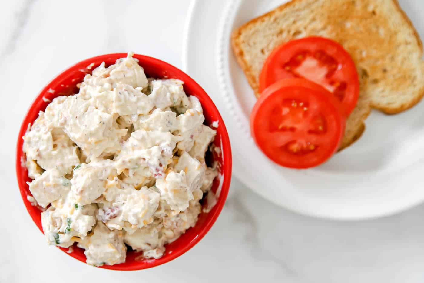 Bacon, Cheddar and Ranch Chicken Salad