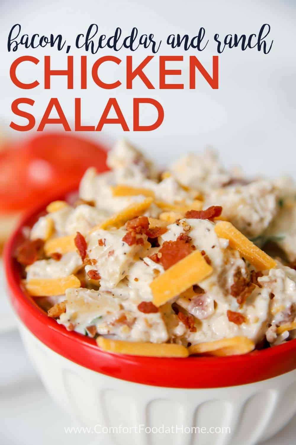 Bacon, Cheddar and Ranch Chicken Salad