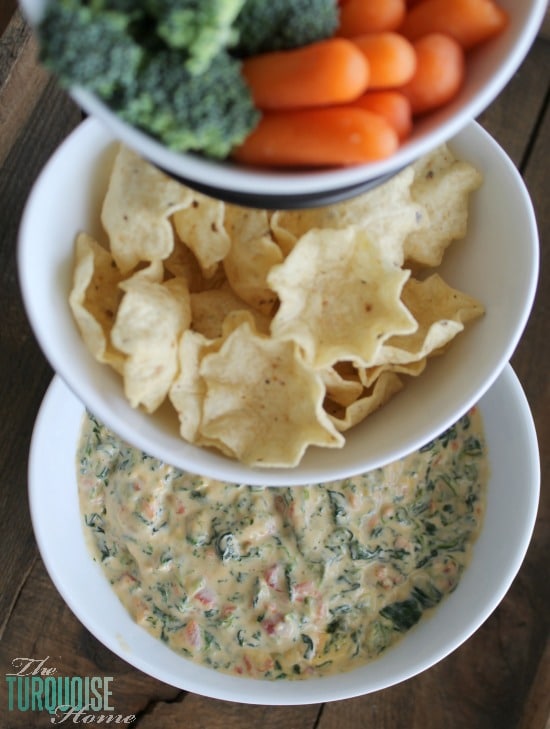 Cheesy Spinach Bacon Dip