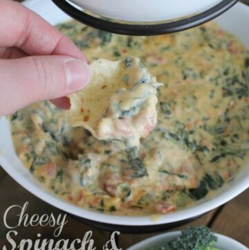 Cheesy Spinach Bacon Dip