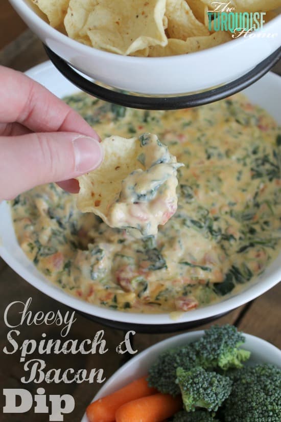 Cheesy Spinach Bacon Dip