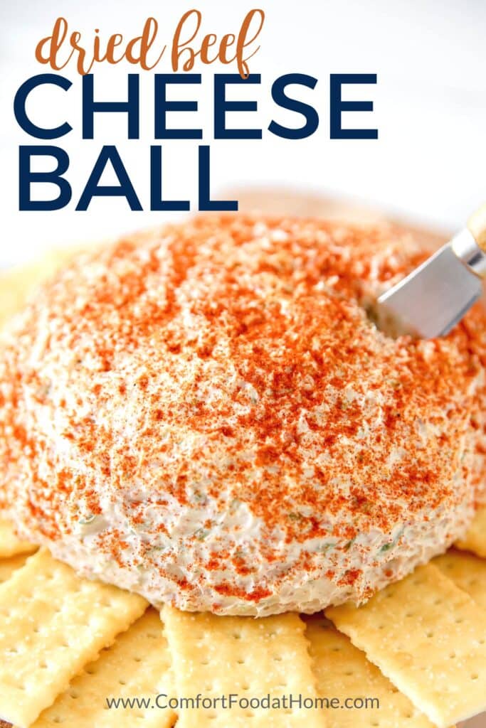 Old Fashioned Dried Beef Cheese Ball Recipe - Comfort Food at Home