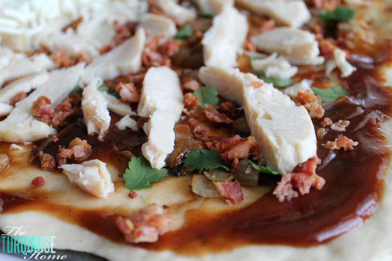 Barbecue Chicken Pizza with Homemade Crust