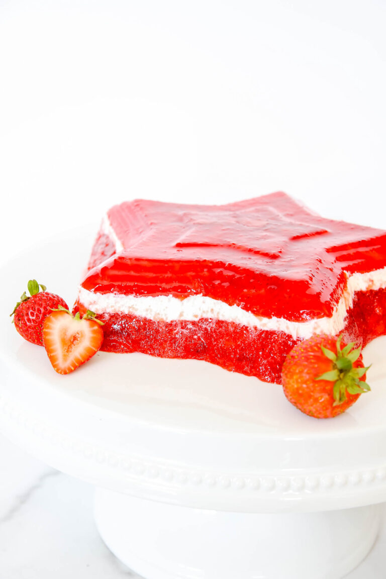 Strawberry Jello Salad In A Mold