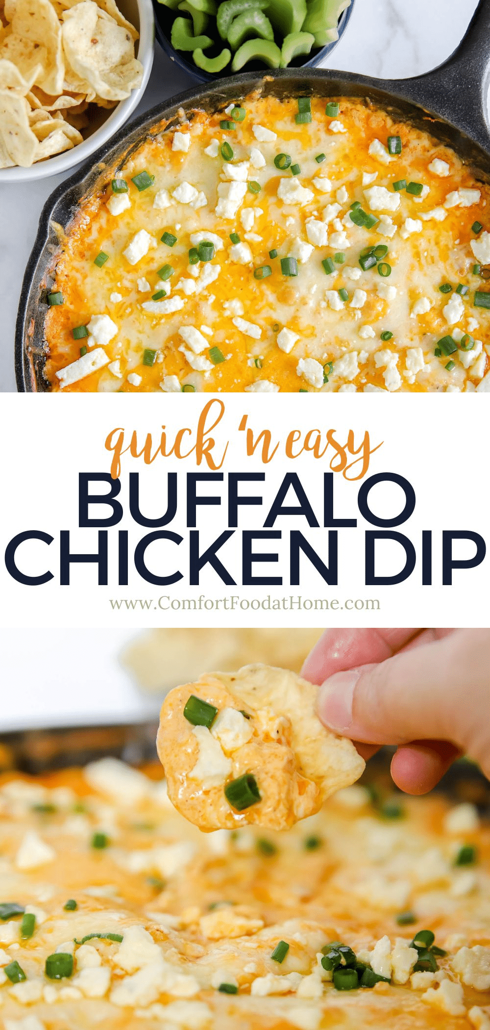 Easy Buffalo Chicken Dip Recipe - Comfort Food at Home