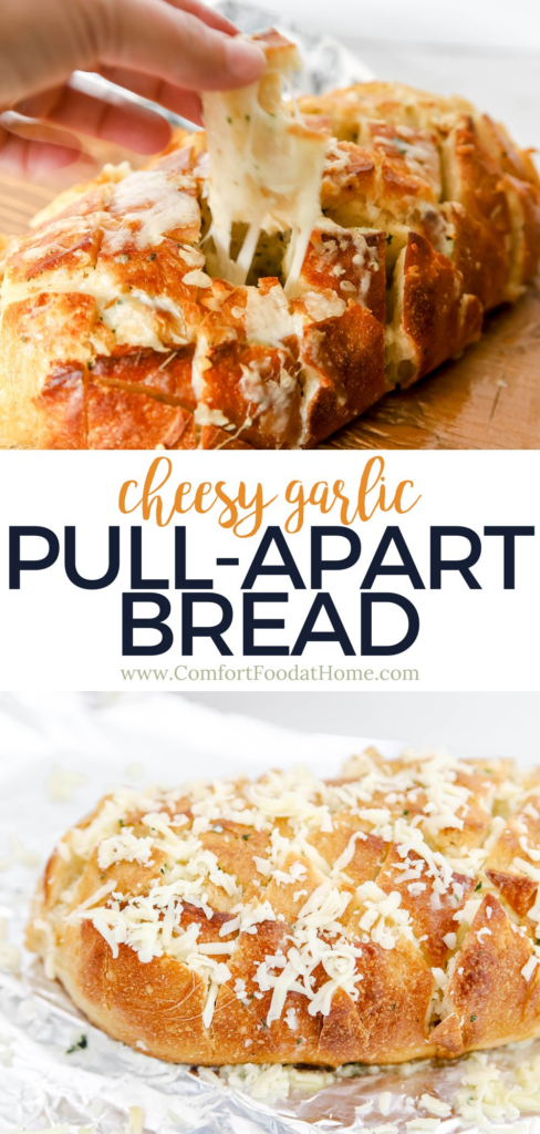 Homemade Cheesy Garlic Pull-Apart Bread