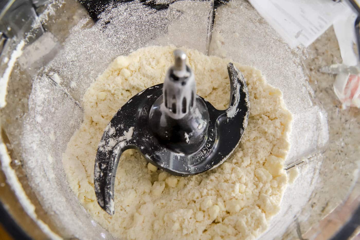 Make pie crust in the food processor