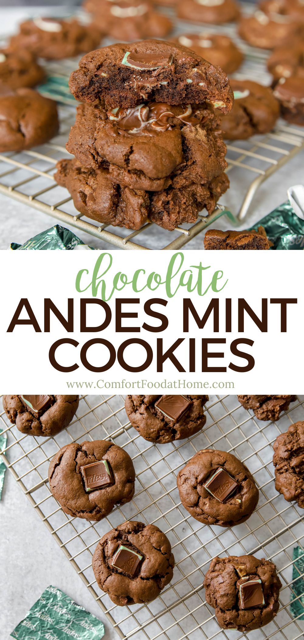 Chocolate Andes Mint Cookies Comfort Food At Home   Chocolate Andes Mint Cookies 