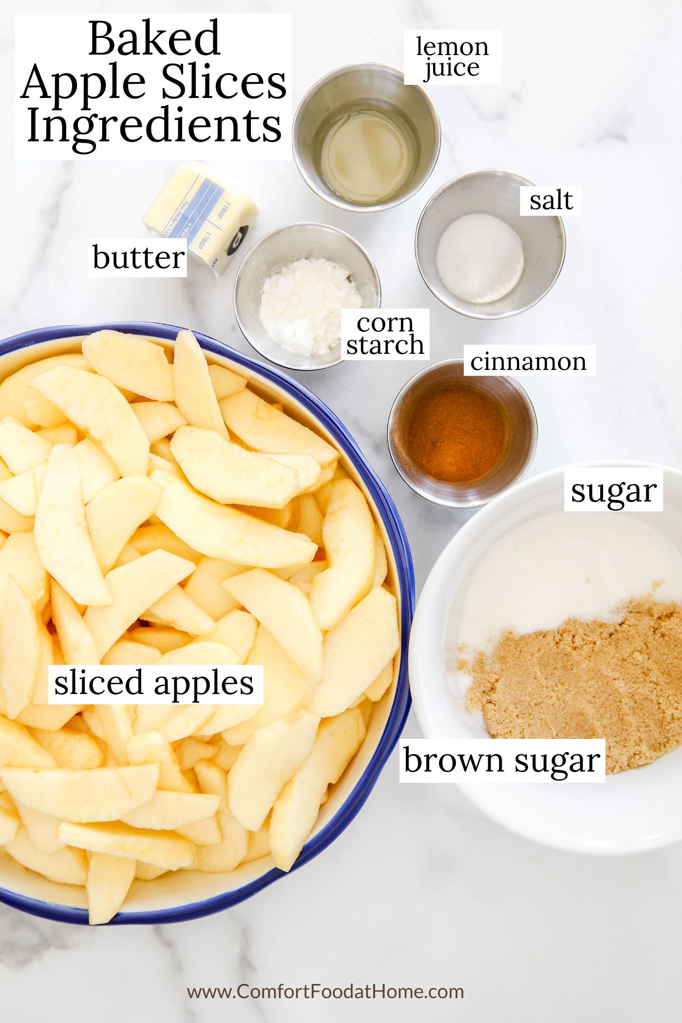 baked apple slices ingredients