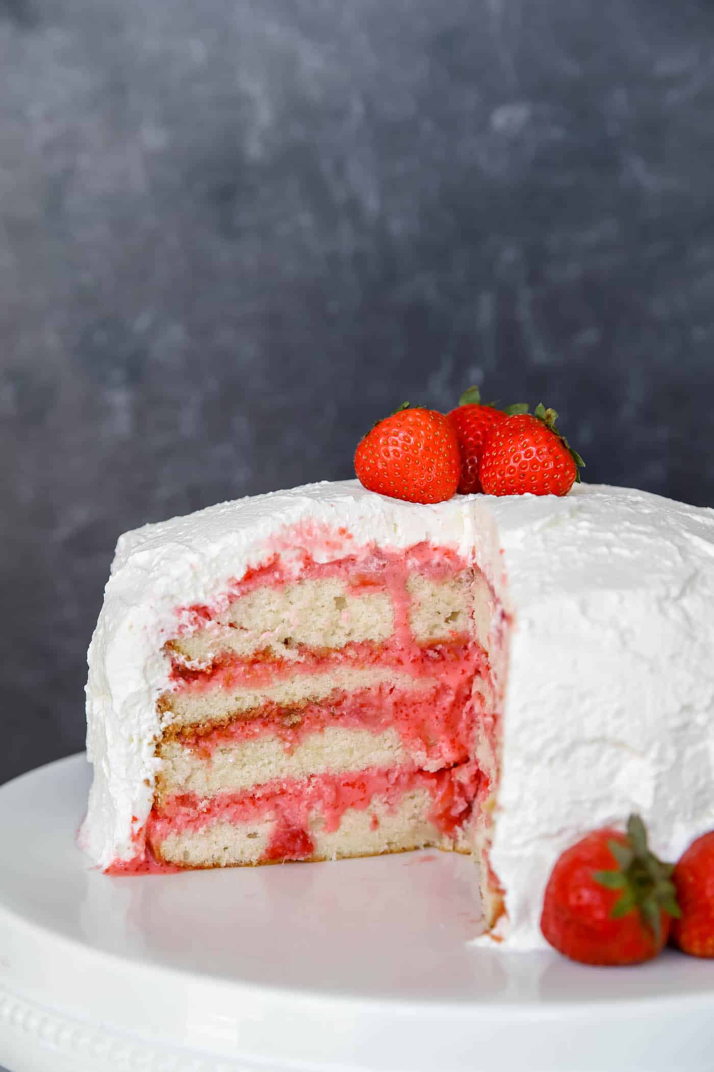 Old-Fashioned Strawberry Layered Cake - Comfort Food at Home