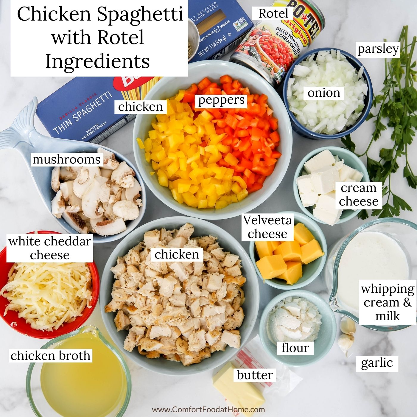 chicken spaghetti ingredients