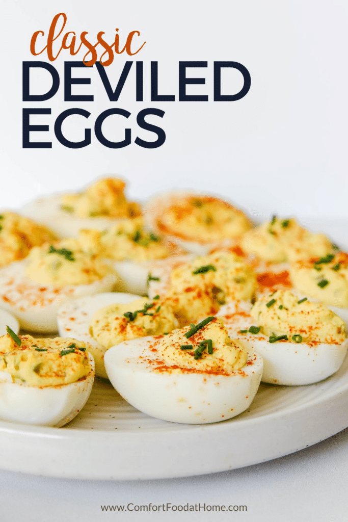 Classic Deviled Eggs - Comfort Food at Home