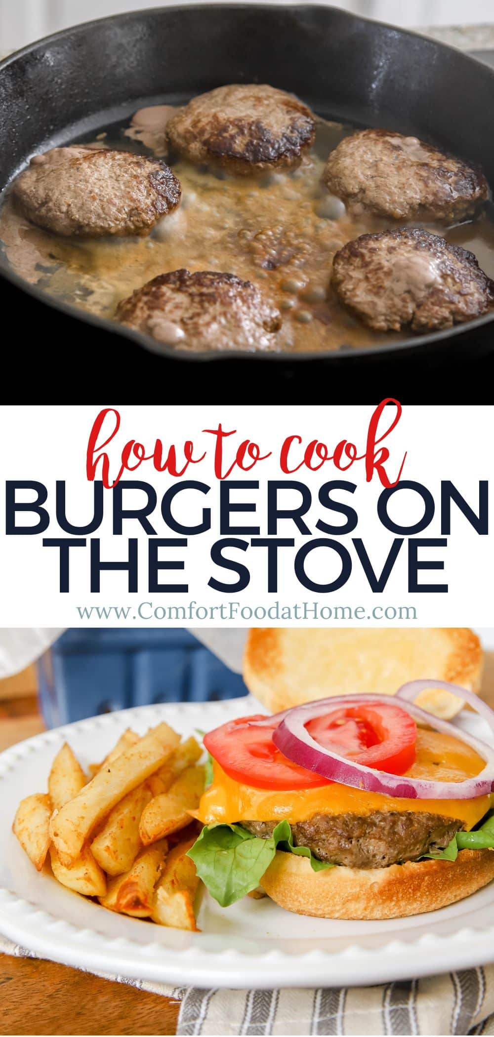 How to Cook Burgers on the Stove Comfort Food at Home