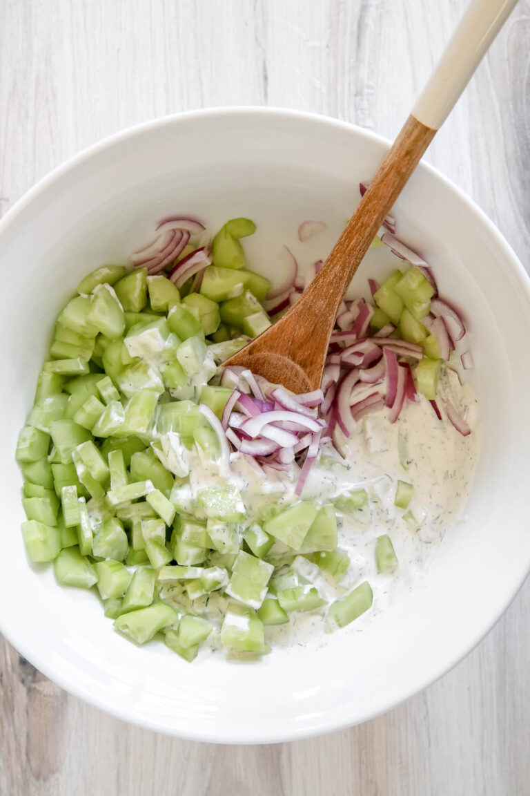 Creamy Cucumber Salad Recipe - Comfort Food at Home