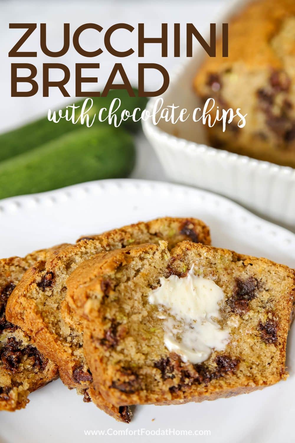 Zucchini Bread with chocolate chips