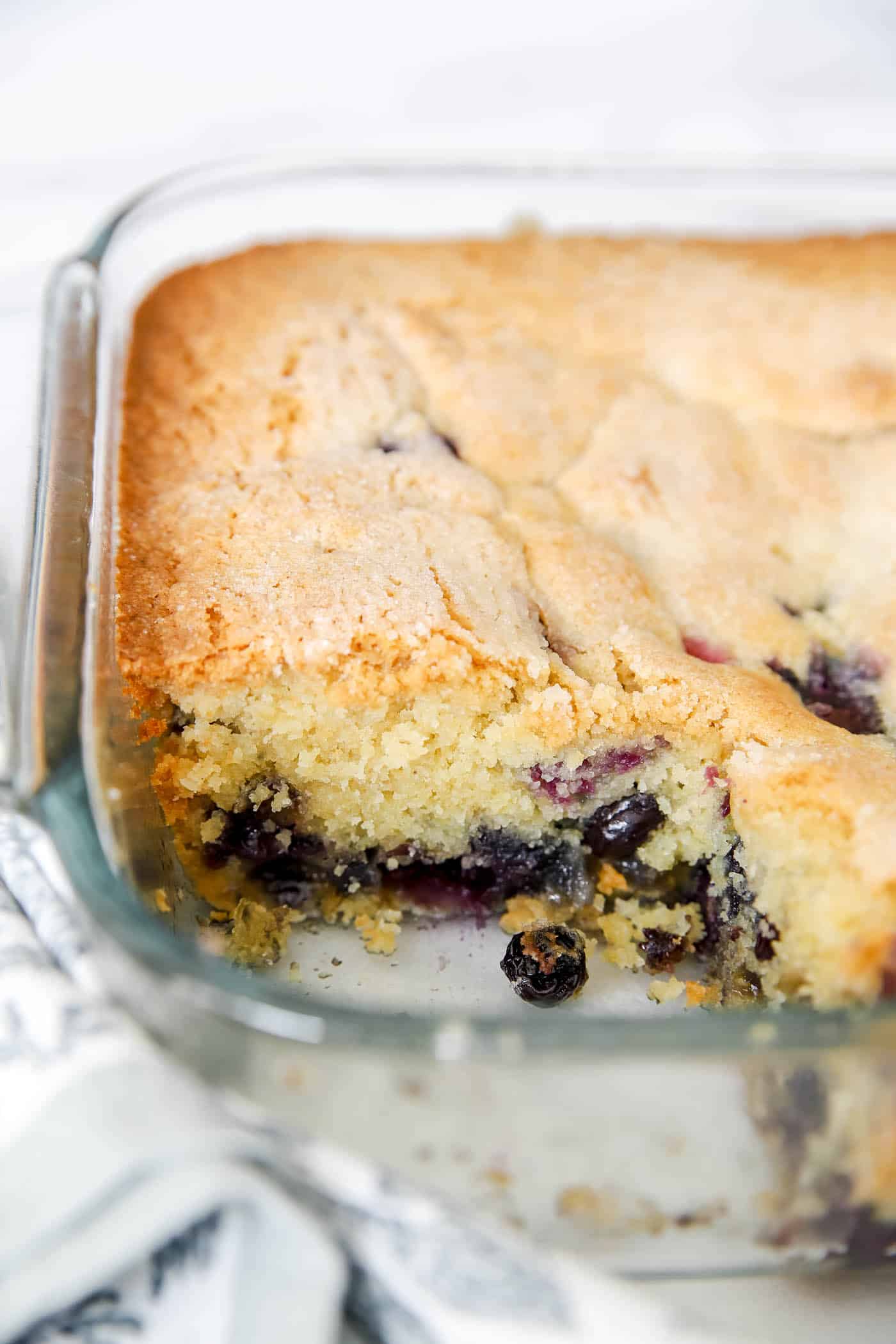 easy blueberry butter cake