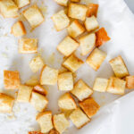 homemade croutons