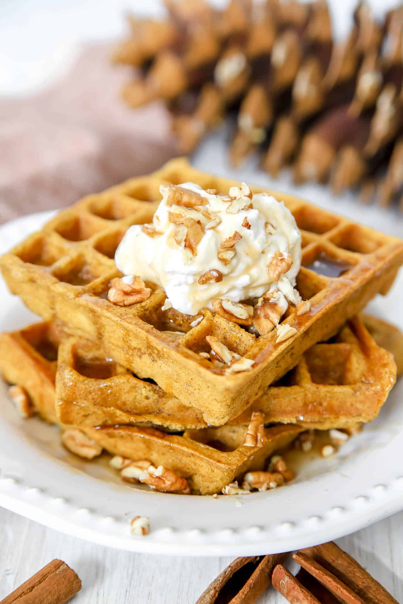 Pumpkin Waffles Recipe