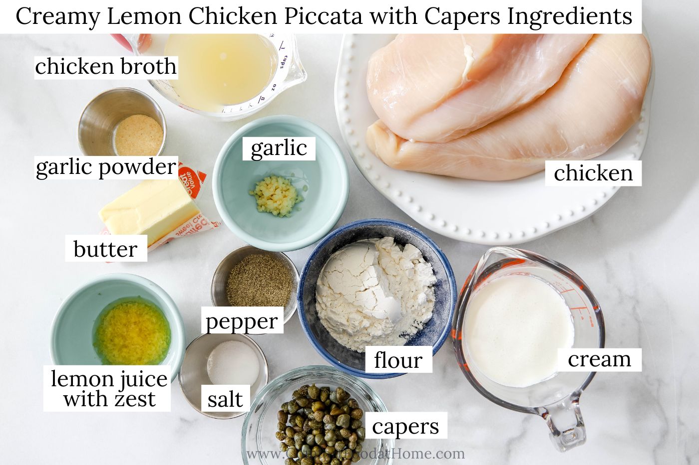 lemon piccata chicken ingredients