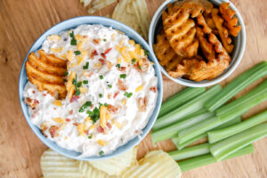 loaded baked potato dip