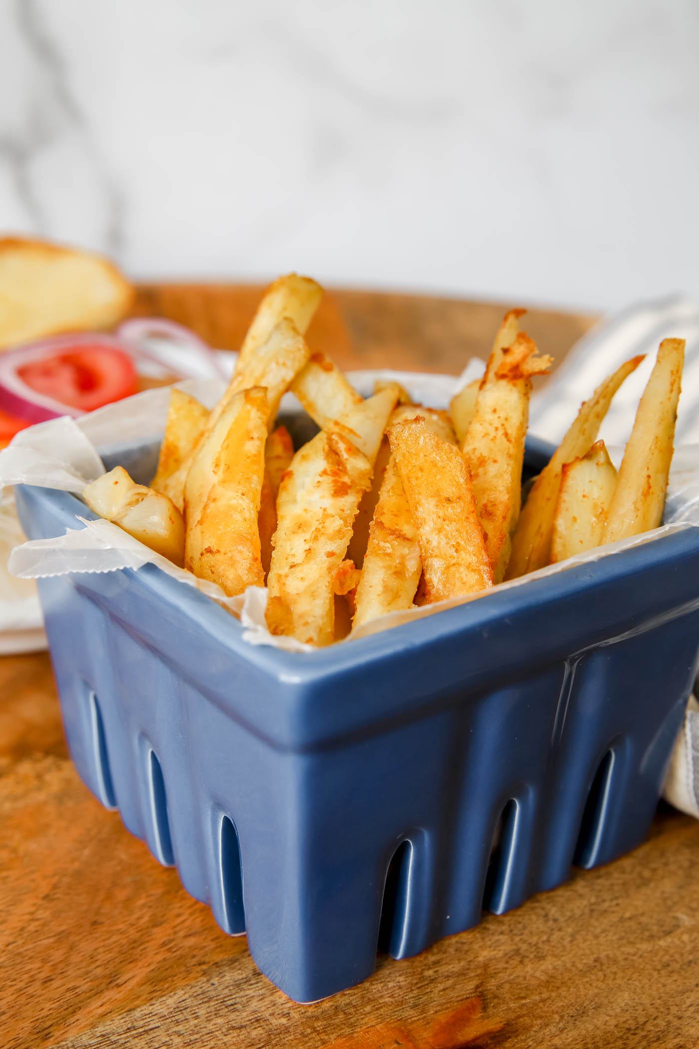 roasted French fries